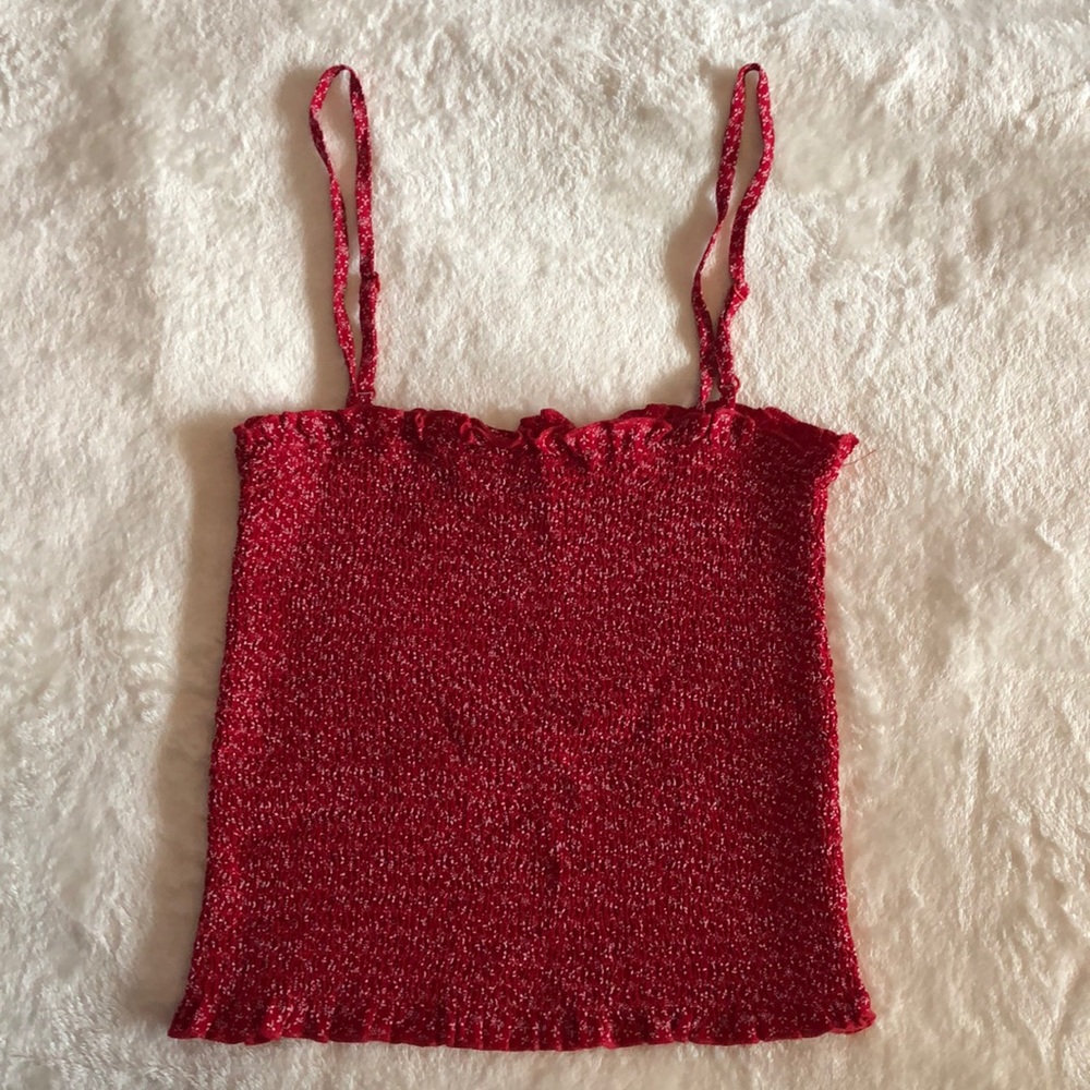 Red Brandy Melville Tank Top